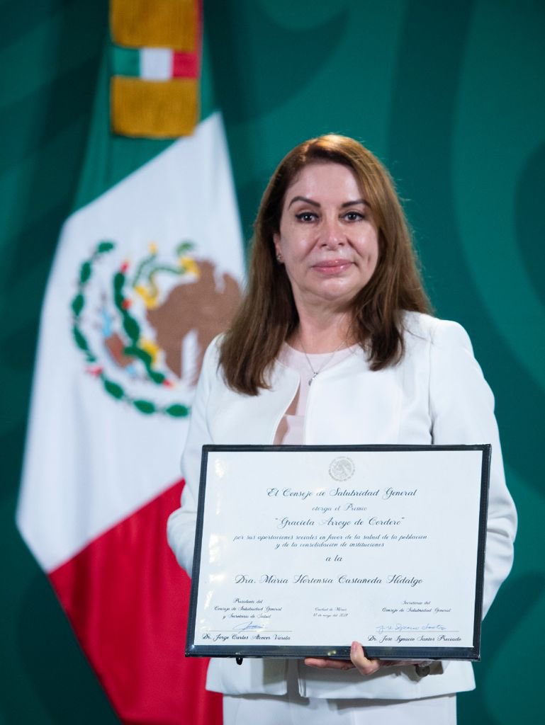 Hortensia Castañeda, premio nacional de enfermería 2021